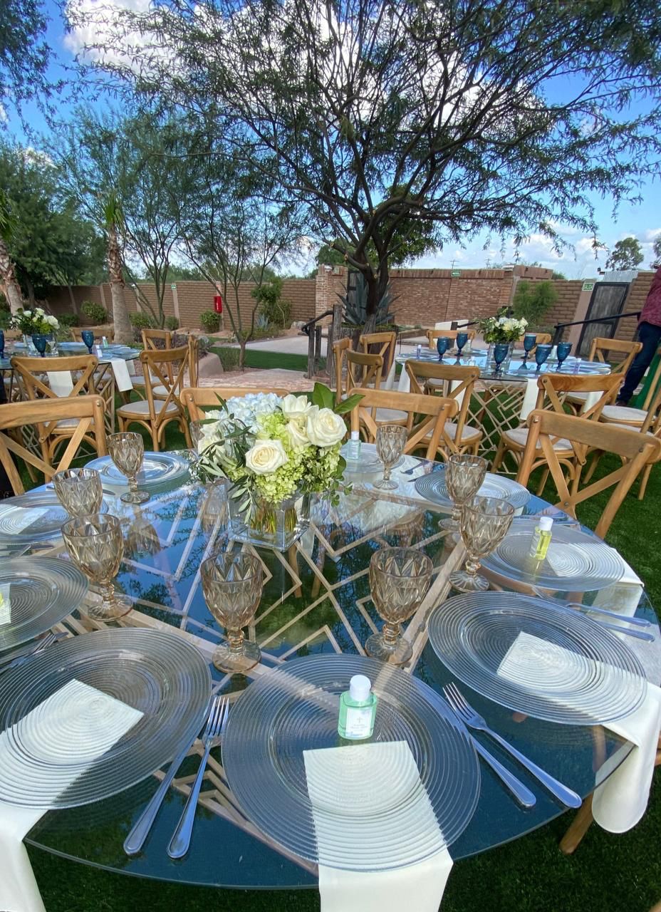 Fiesta de cumpleaños para adultos en jardín para eventos en Hermosillo